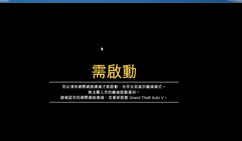 GTA5运行时候提示需激活-乐夜游